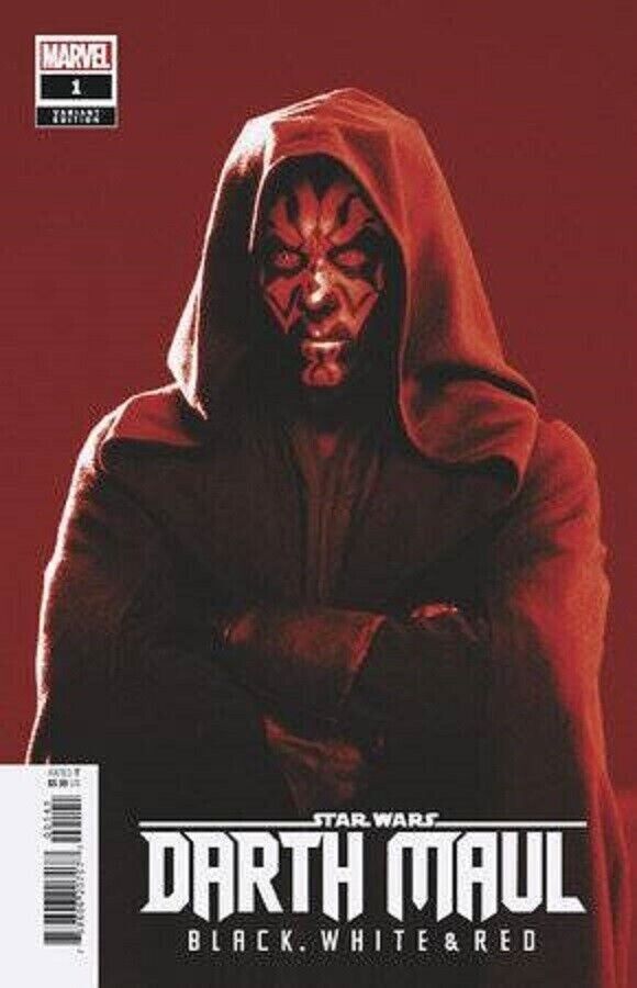 STAR WARS DARTH MAUL BLACK WHITE & RED #1 MOVIE VARIANT MARVEL COMICS