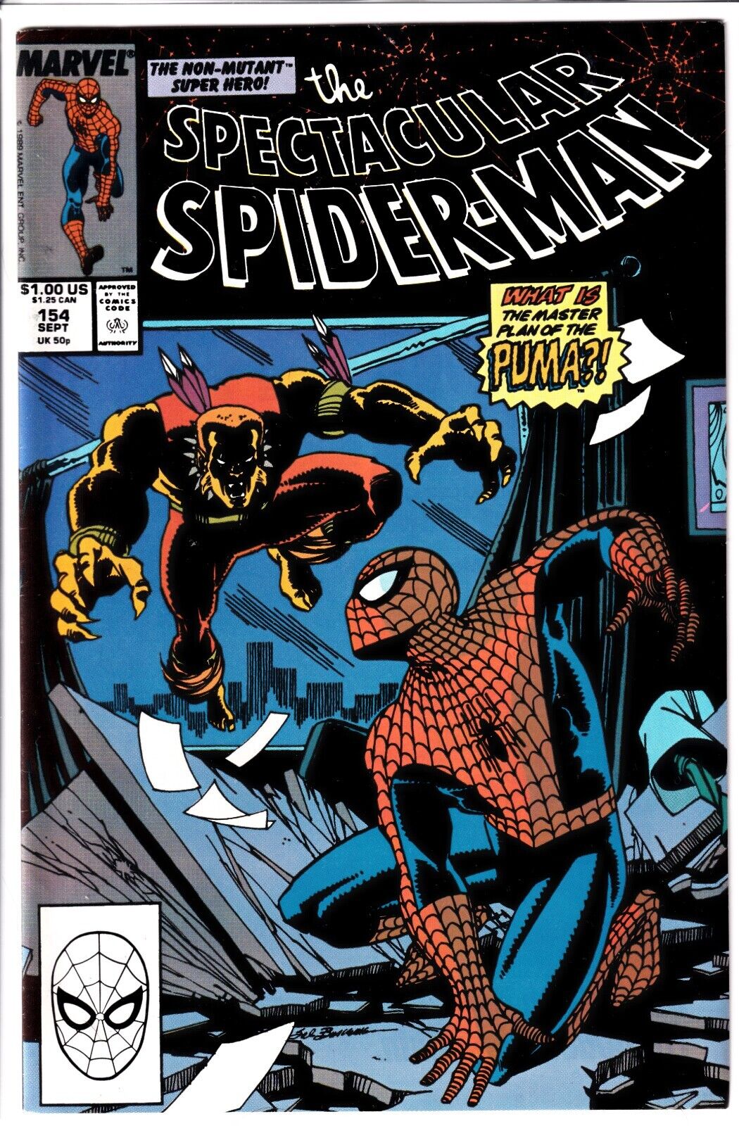 The Spectacular Spider-Man #154 Marvel Comics