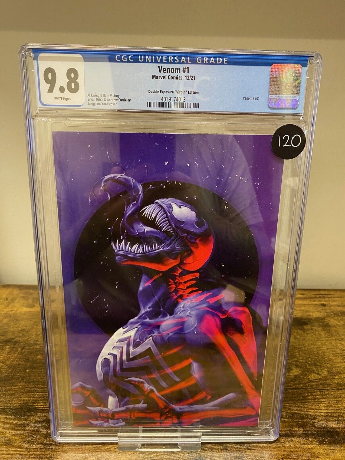 VENOM #1 2021 DOUBLE EXPOSURE VIRGIN 3D VARIANT CGC 9.8 MARVEL VENOM #1 2021 DOUBLE EXPOSURE VIRGIN 3D VARIANT CGC 9.8 MARVEL