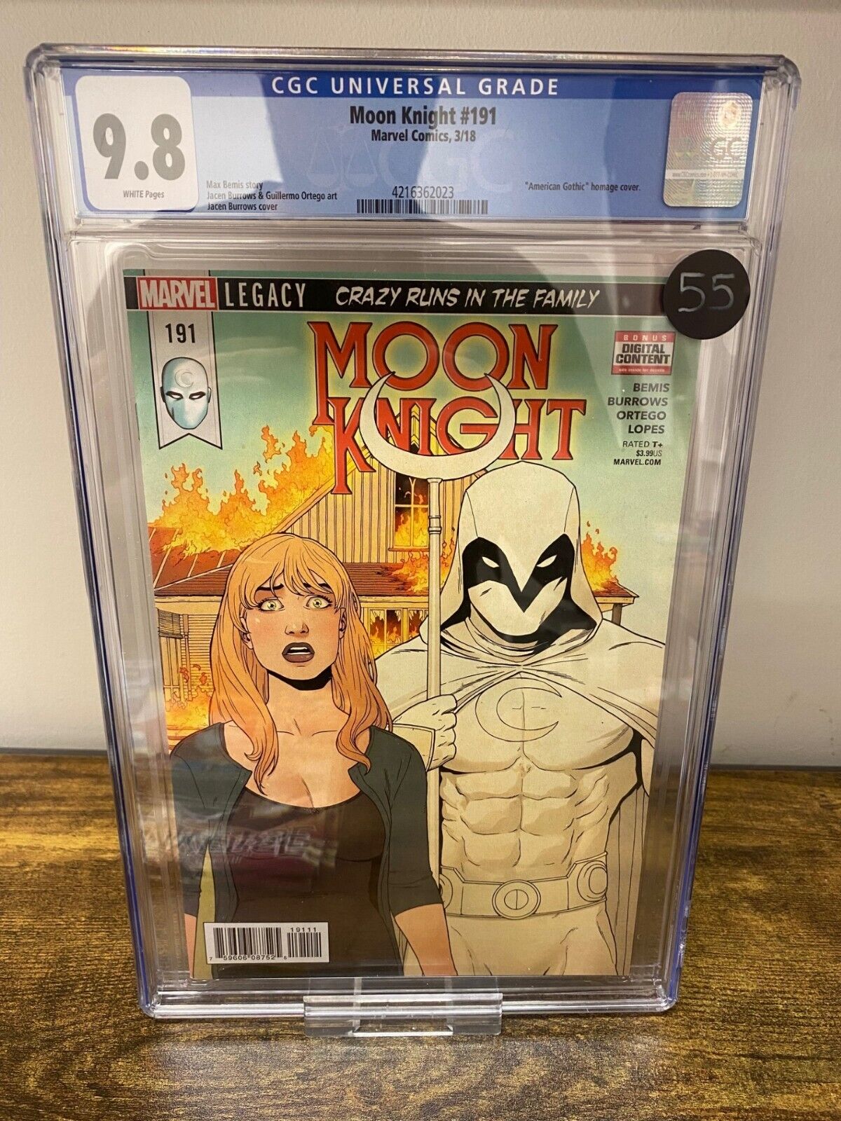 MOON KNIGHT #191 2018 CGC 9.8 MARVEL