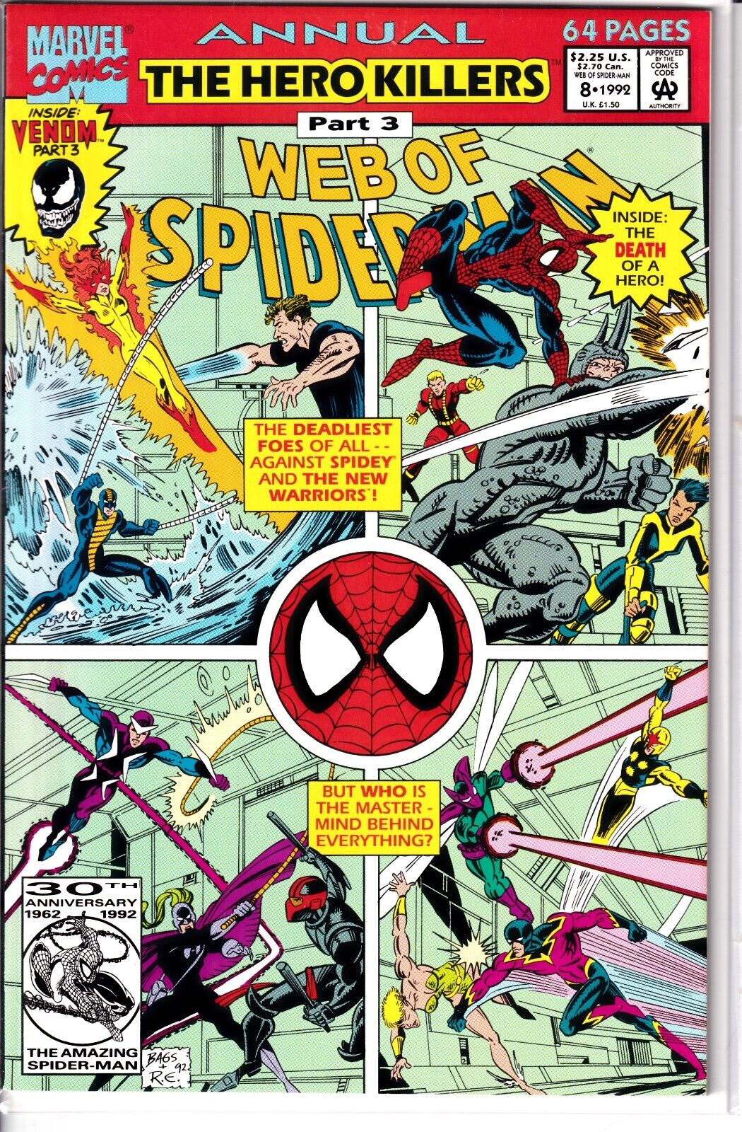 The Amazing Spider-Man Annual Part 3 #8 The Hero Killers 1992