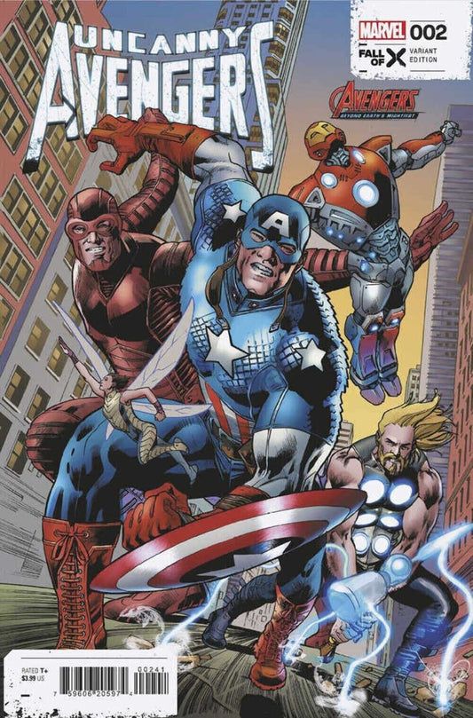 UNCANNY AVENGERS #2 BRYAN HITCH AVENGERS 60TH VAR