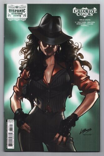 DETECTIVE COMICS #1074 CVR D PABLO VILLALOBOS HISPANIC HERITAGE MONTH