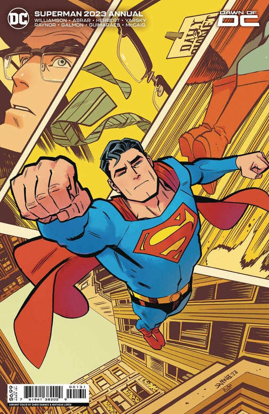 SUPERMAN 2023 ANNUAL #1 CVR C CHRIS SAMNEE CARD STOCK VAR