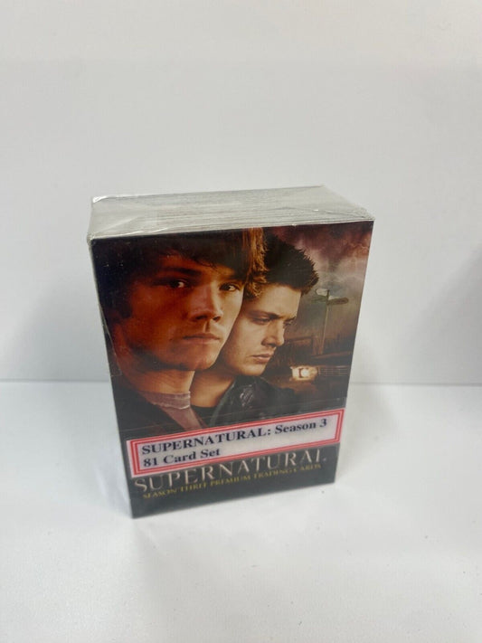 SUPERNATURAL SEASON 3 - Complete Base Set (81 Cards) - Inkworks 2008