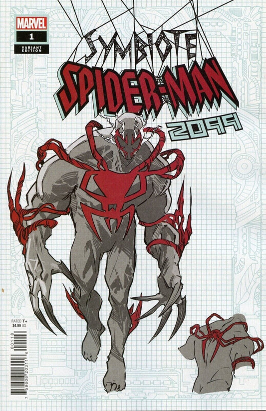 SYMBIOTE SPIDER-MAN 2099 #1E 1:10 DESIGN VARIANT MARVEL COMICS