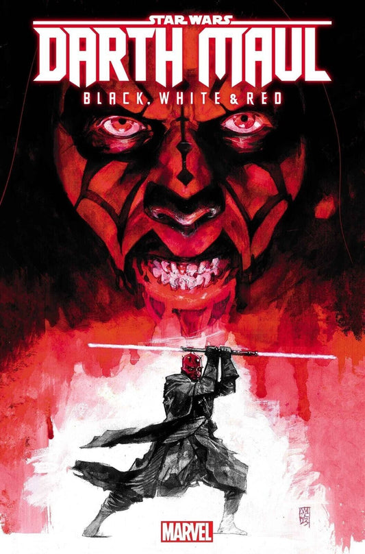 STAR WARS DARTH MAUL BLACK WHITE & RED #1 MARVEL COMICS