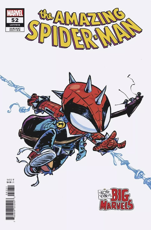 AMAZING SPIDER-MAN #52 SKOTTIE YOUNG BIG MARVEL VAR MARVEL COMICS
