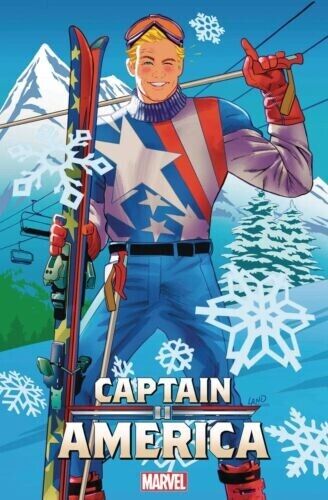 CAPTAIN AMERICA #4 GREG LAND SKI CHALET VAR MARVEL COMICS