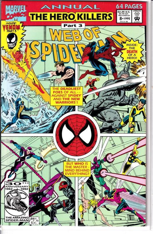 The Amazing Spider-Man Annual Part 3 #8 The Hero Killers 1992