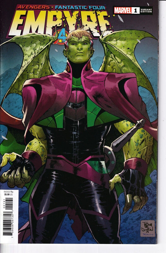 EMPYRE #1 VARIANT AVENGERS & FANTASTIC FOUR MARVEL COMICS