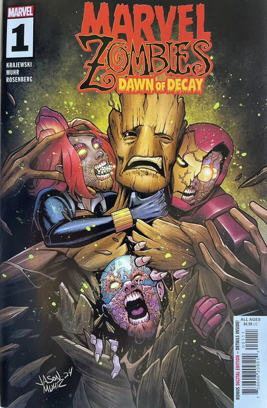 MARVEL ZOMBIES DAWN OF DECAY #1 MARVEL COMICS