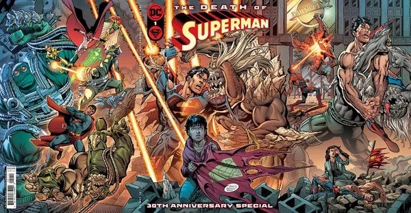 Death Of Superman- 30th Anniversary Special -1 -Cover A Dan Jurgens - Brett Breeding Gatefold Cover