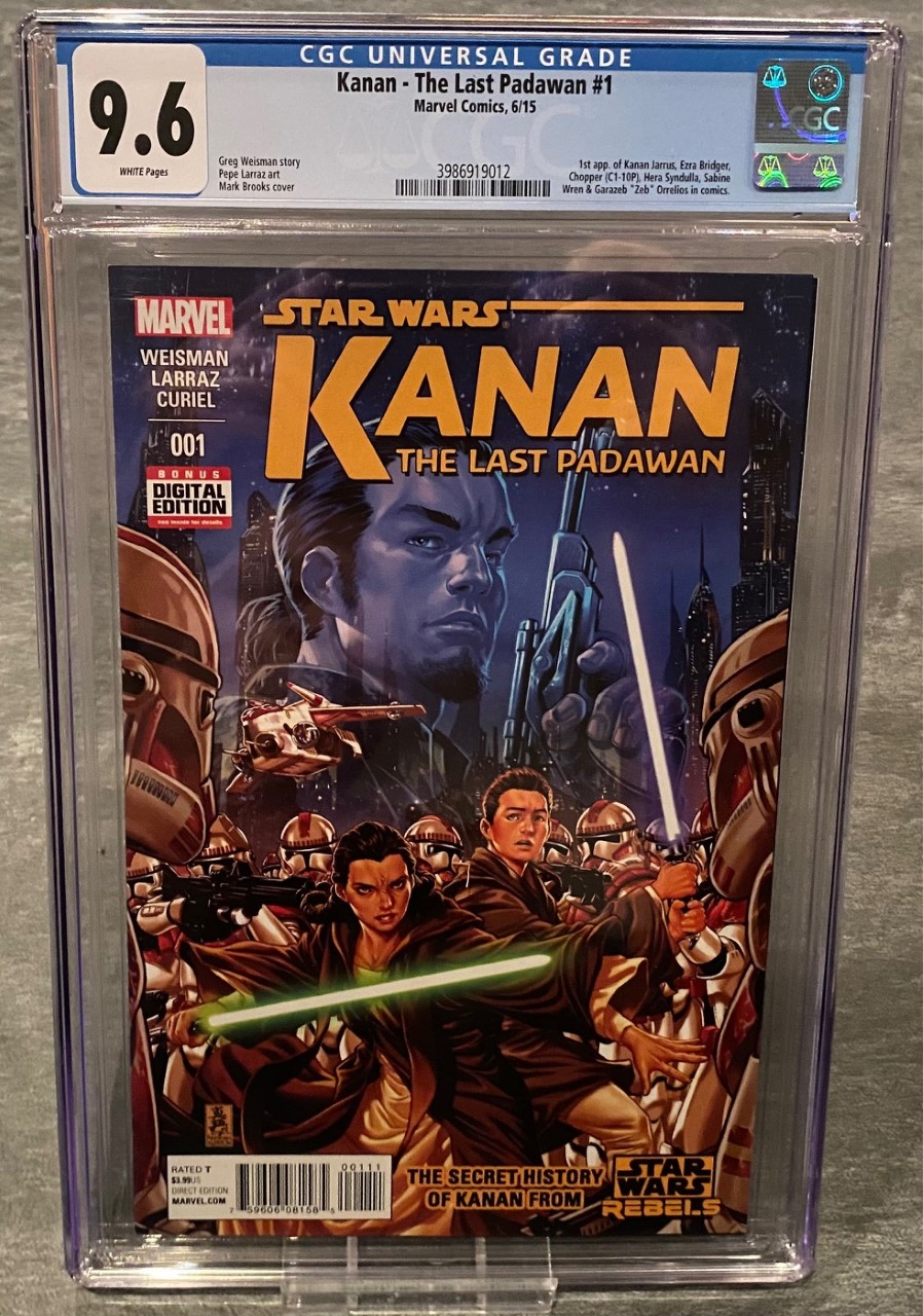 Star Wars Kanan- The Last Padawan #1 CGC 9.6