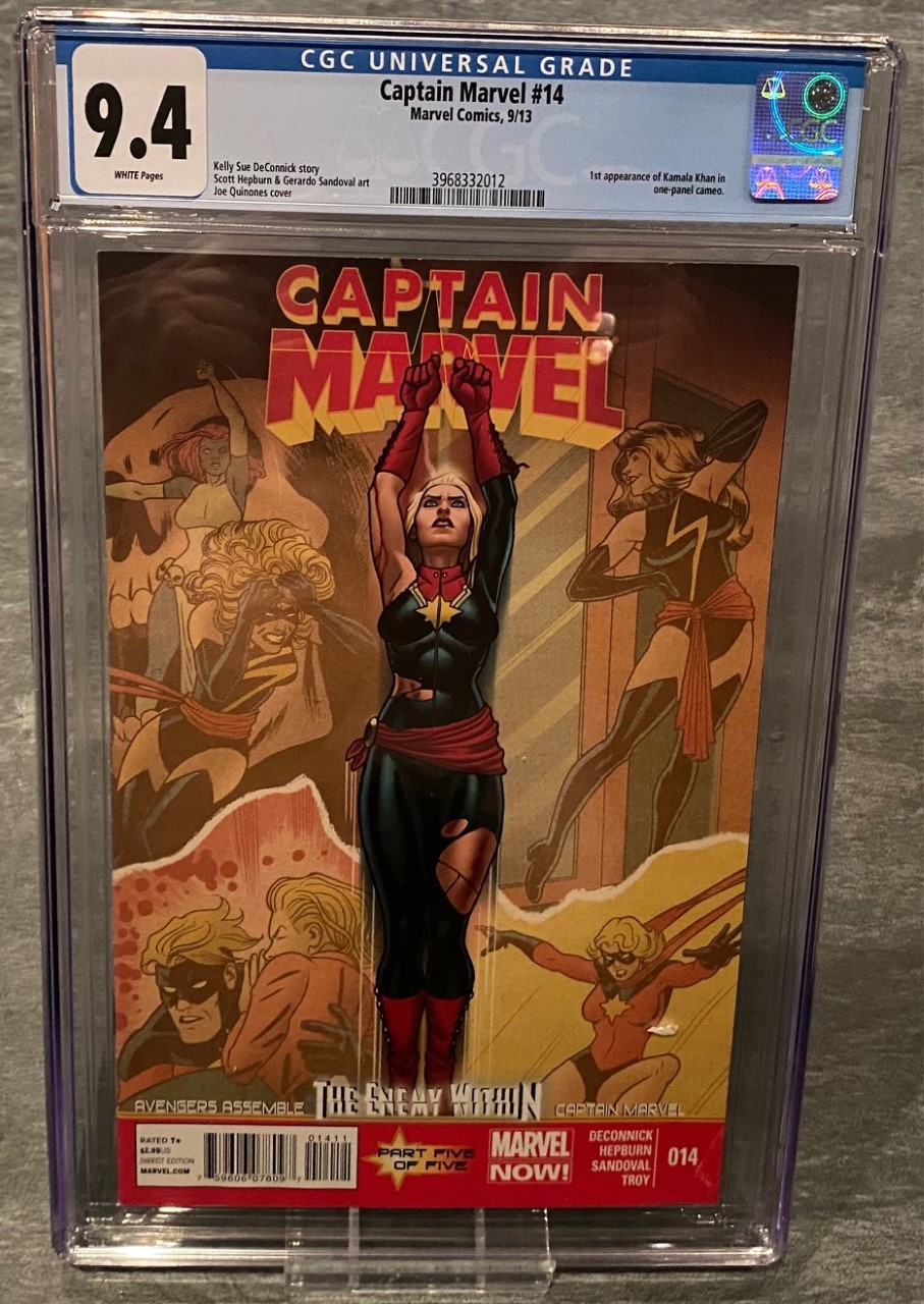 Captain Marvel #14 CGC 9.4