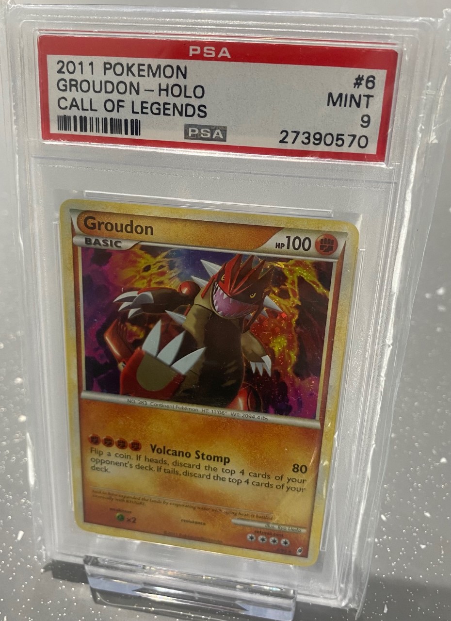 Groudon Holo Call Of Legends PSA 9 