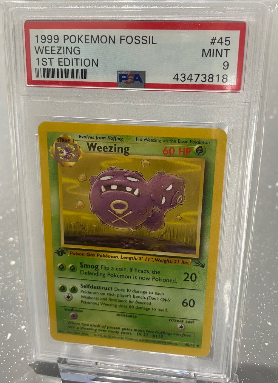 Weezing First Edition PSA 9